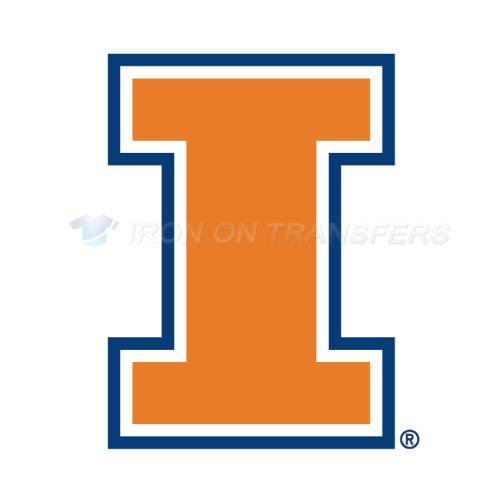 Illinois Fighting Illini Iron-on Stickers (Heat Transfers)NO.4607
